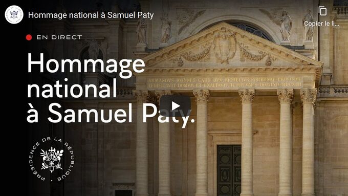 Hommage national Samuel Paty